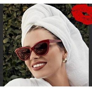 Chic Red Sunglasses